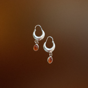 N10 - Citrine Hoops